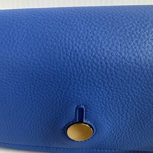 Ridley Small Flapover Crossbody  Handbag, Blue